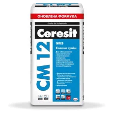 Клей для плитки Ceresit СМ 12 Gres, 25 кг